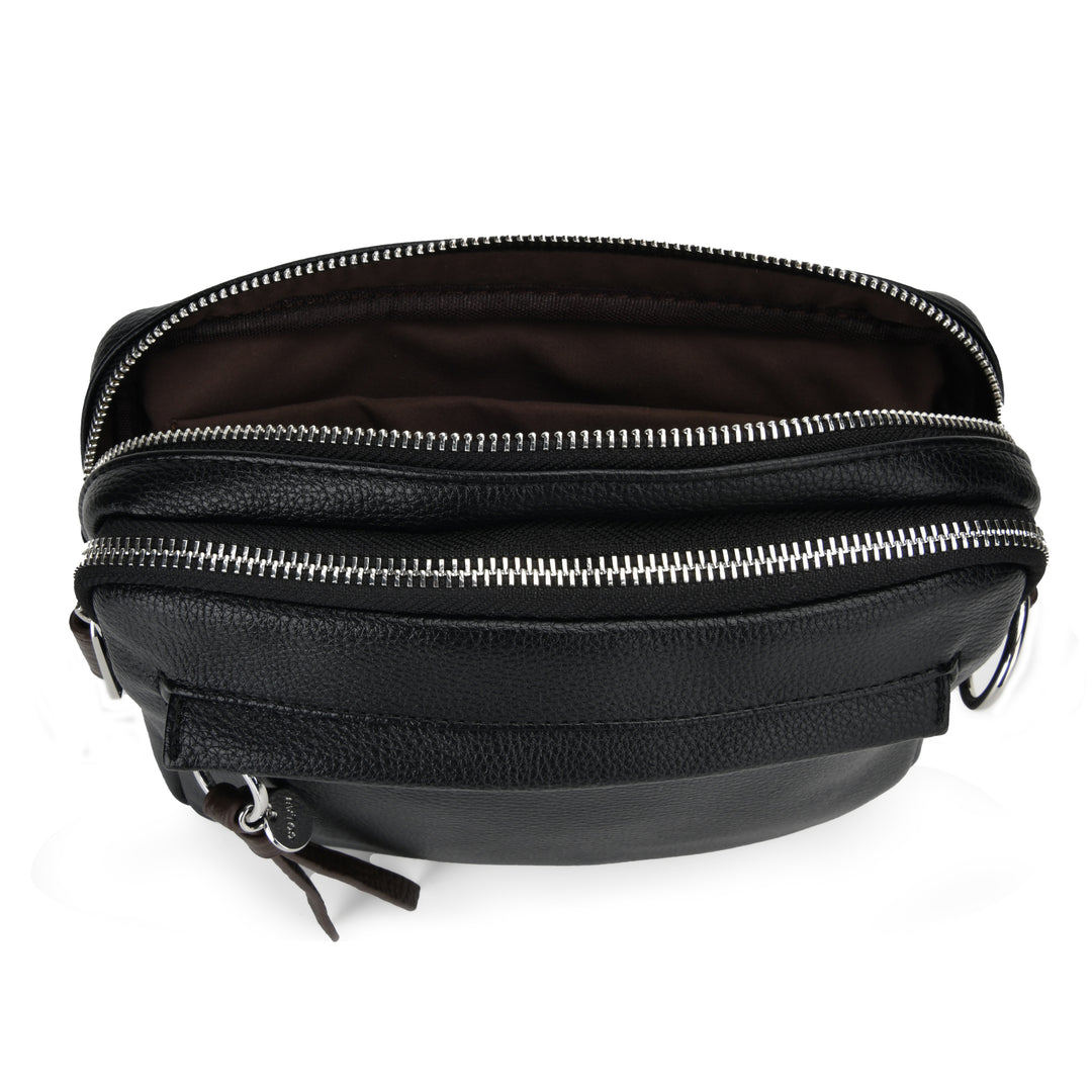 Colab Clio Crossbody Belt Bag  7504  Black