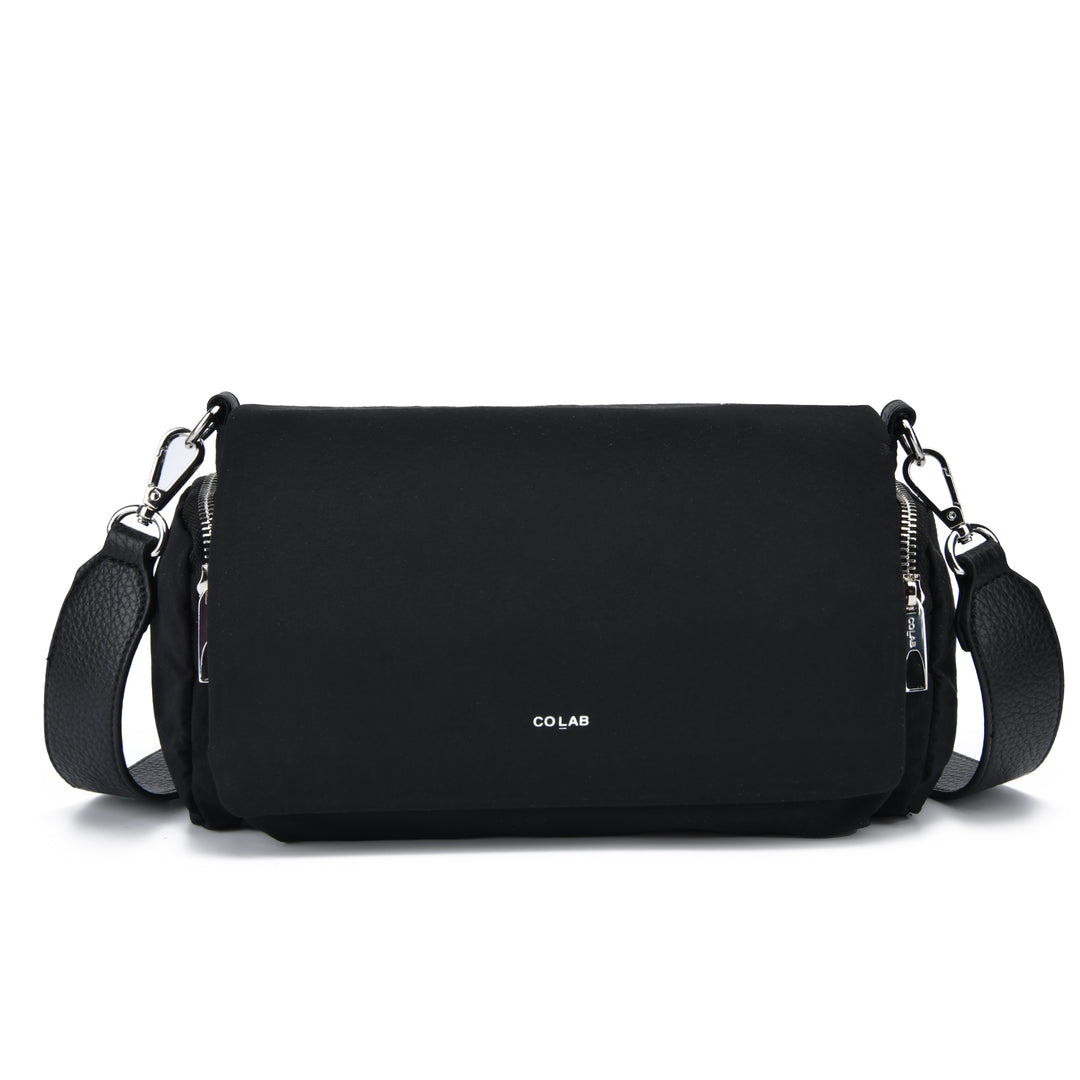 Colab Viva Nylon Crossbody Bag  7565N  Black