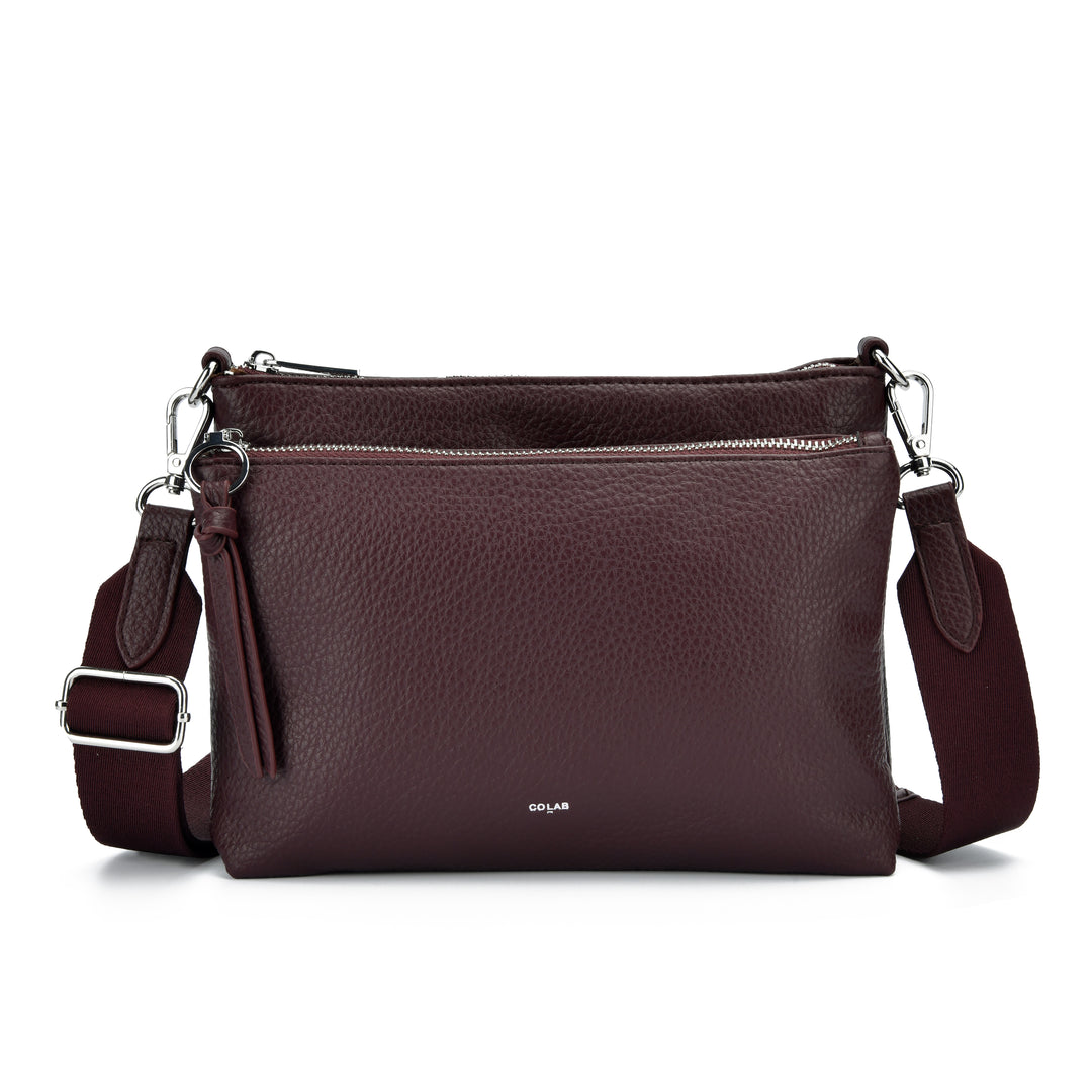 Colab Elise Crossbody Bag  7569  Blackberry