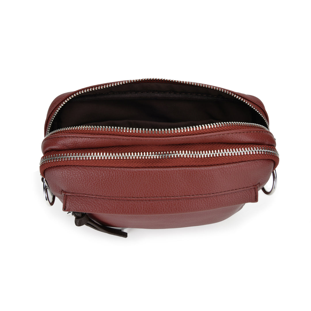Colab Clio Crossbody Belt Bag  7504-F  Mahogany