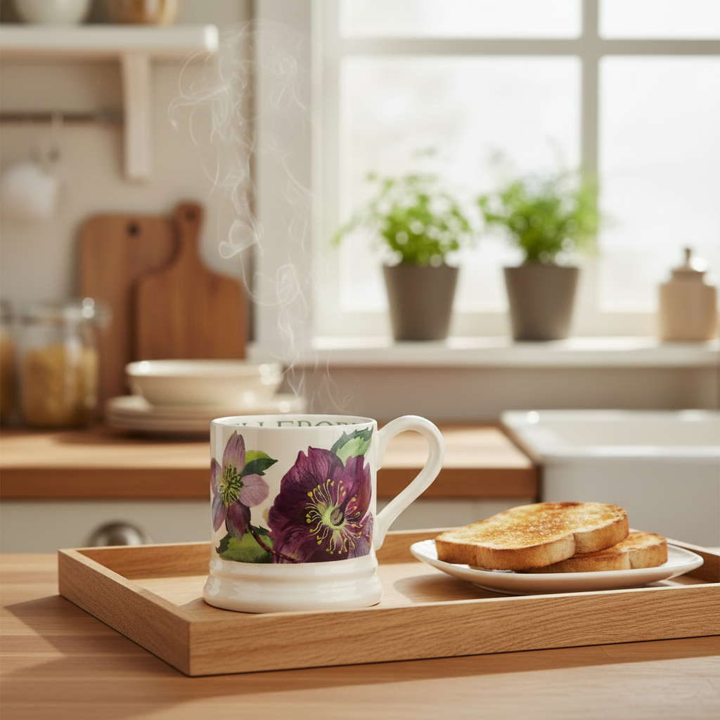 Emma Bridgewater Hellebore 1/2 pt. Mug
