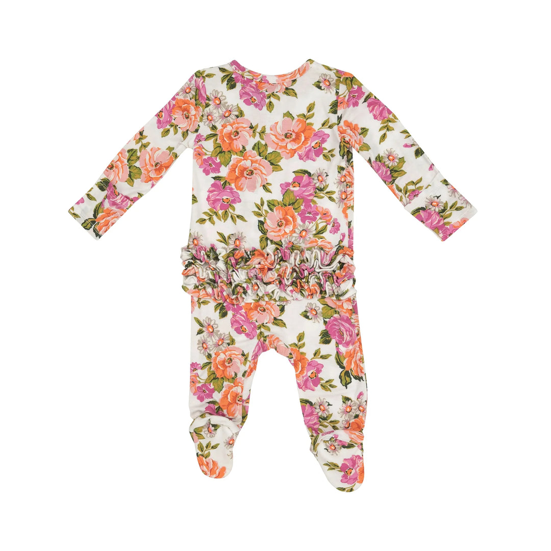 Angel Dear Baby Footie  128F3WRF4  Wild Rose Floral *