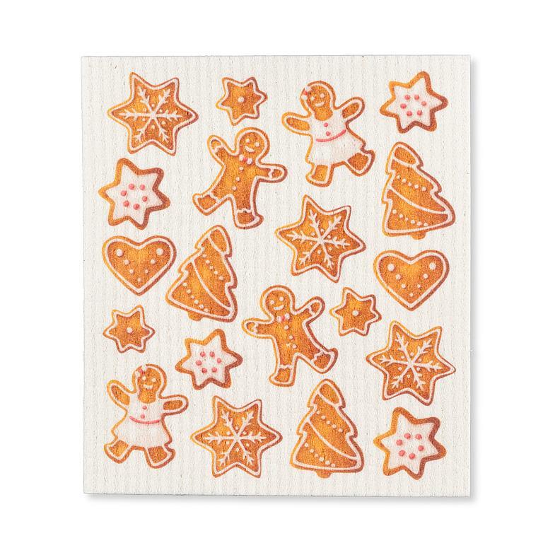 Abbott Swedish Dishcloth  -  Gingerbread Cookies