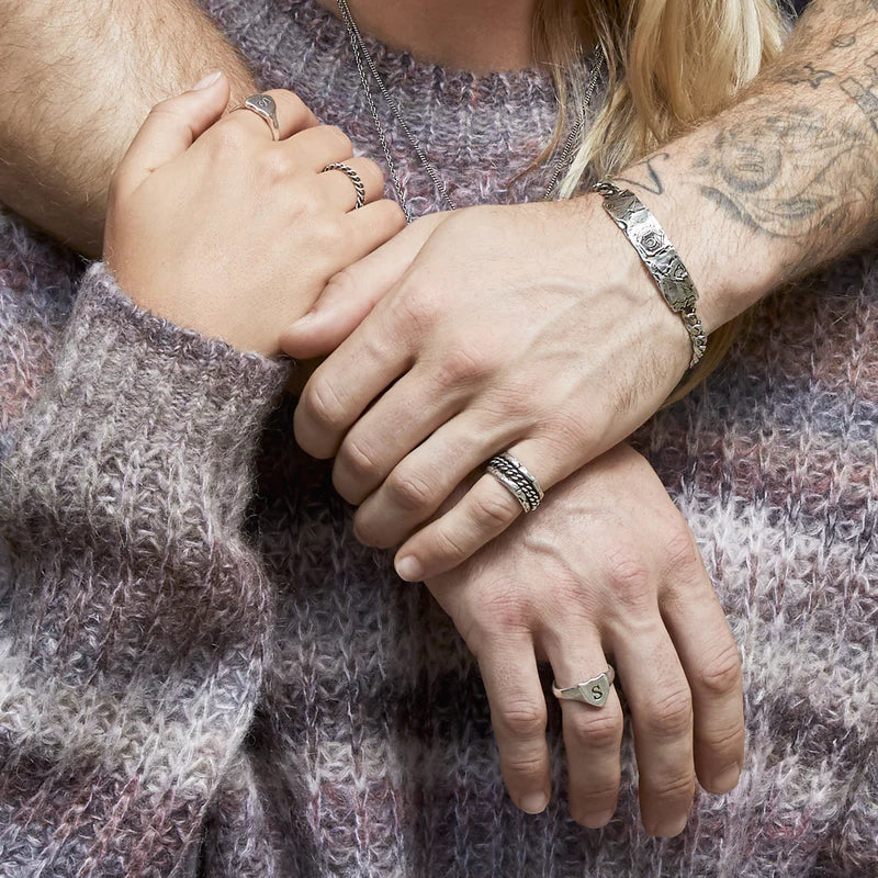 Pyrrha Triple Band With Chain Ring  R13-8777