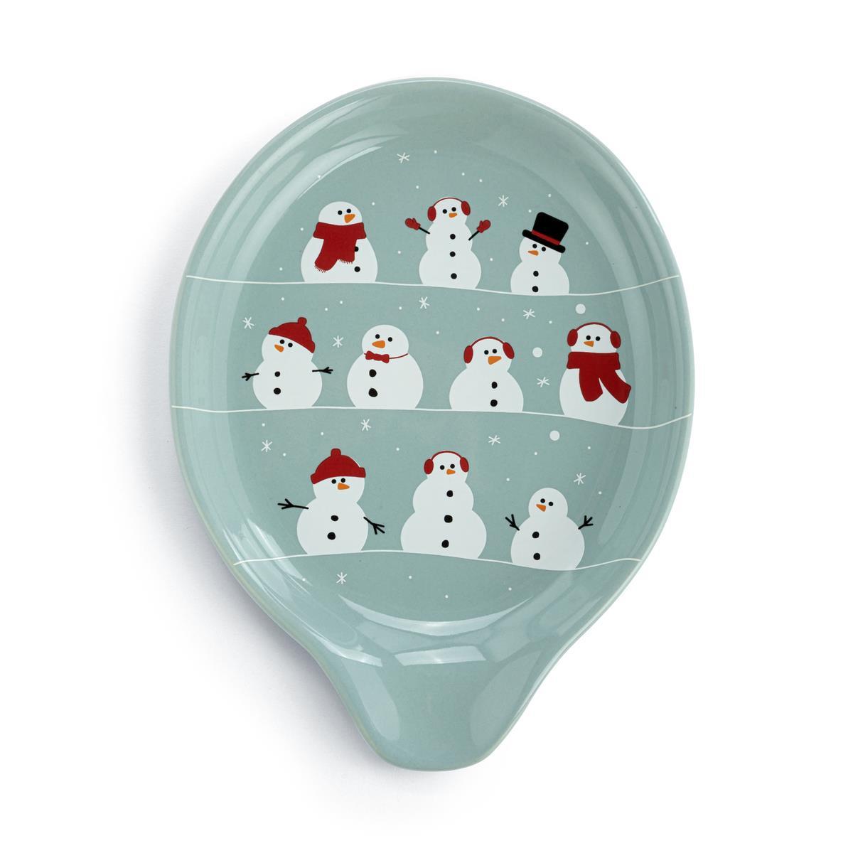 Demdaco Spoon Rest  2020240022  Snowmen and Mittens