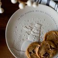Demdaco Ceramic Cookie Plate  2020250249  Build a Snowman