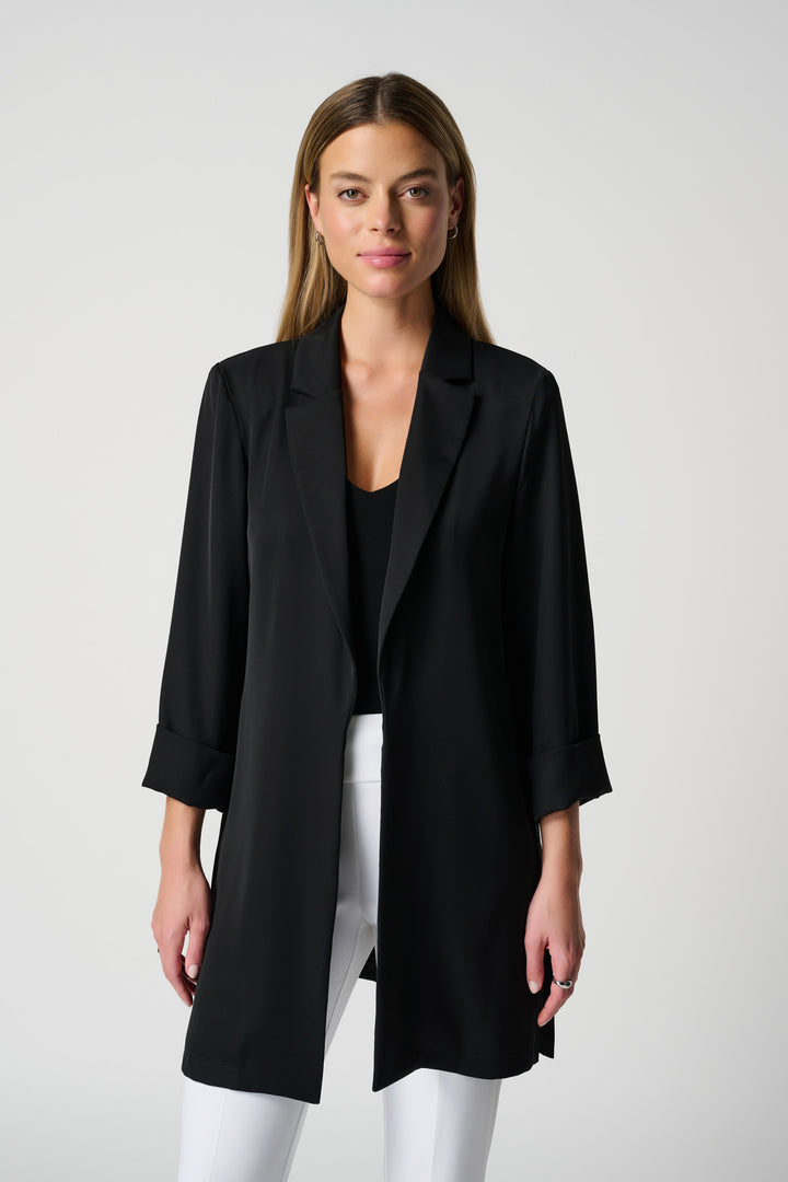 Joseph Ribkoff Classic Long Blazer  211361  Black