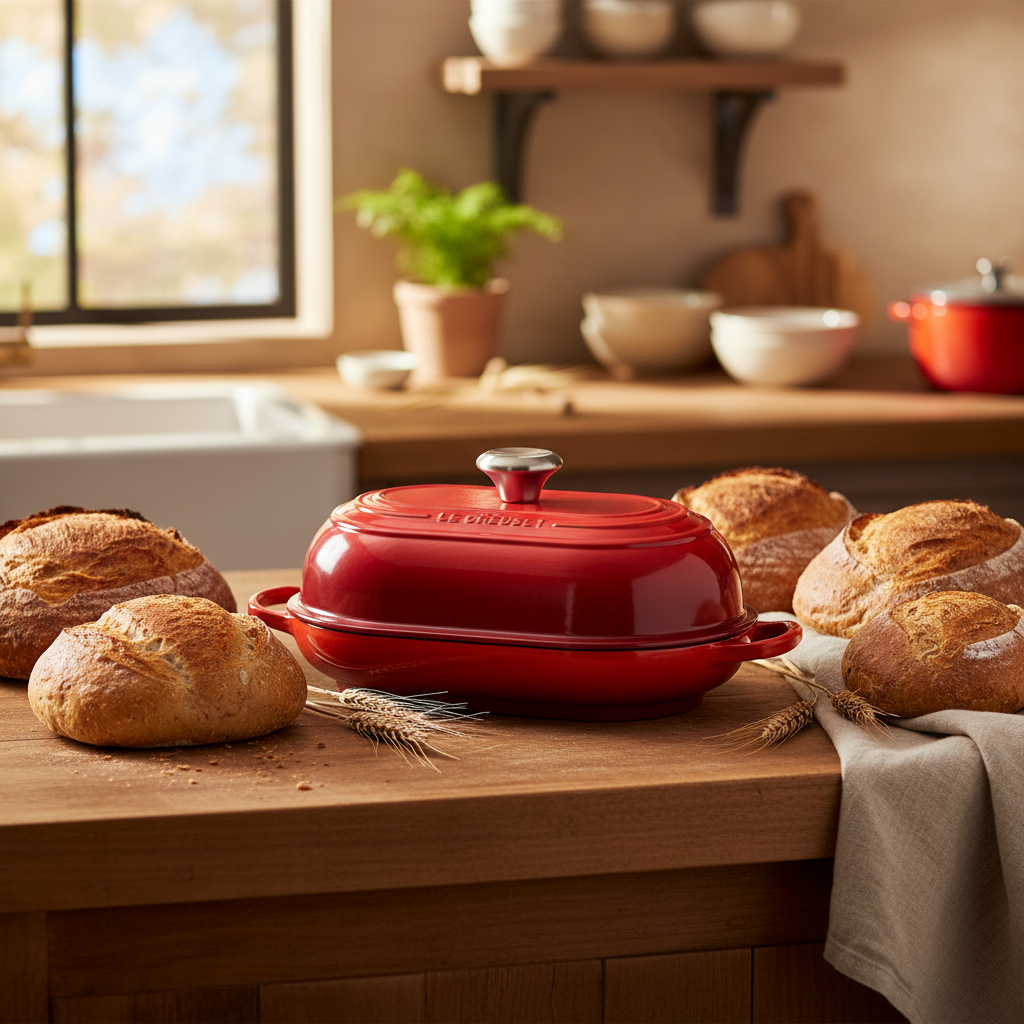 Le Creuset Oval Bread Oven - Cerise