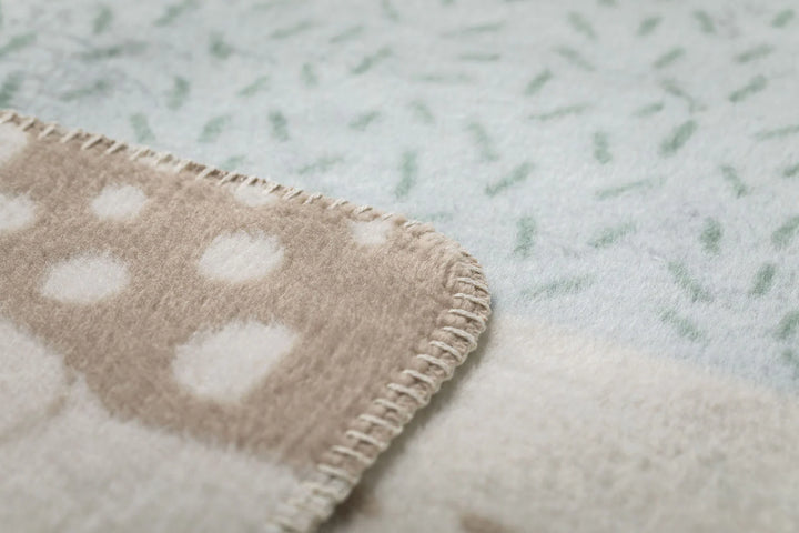 Fussenegger Mila Blanket Forest Bear - Green