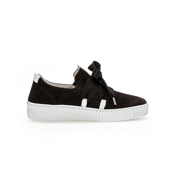 Gabor Bow Sneaker  63.333.17  Black/White (Ice)