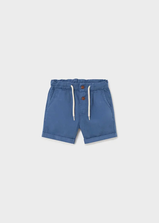 Mayoral Baby Boy Linen Relax Short  1227-10  Indigo**