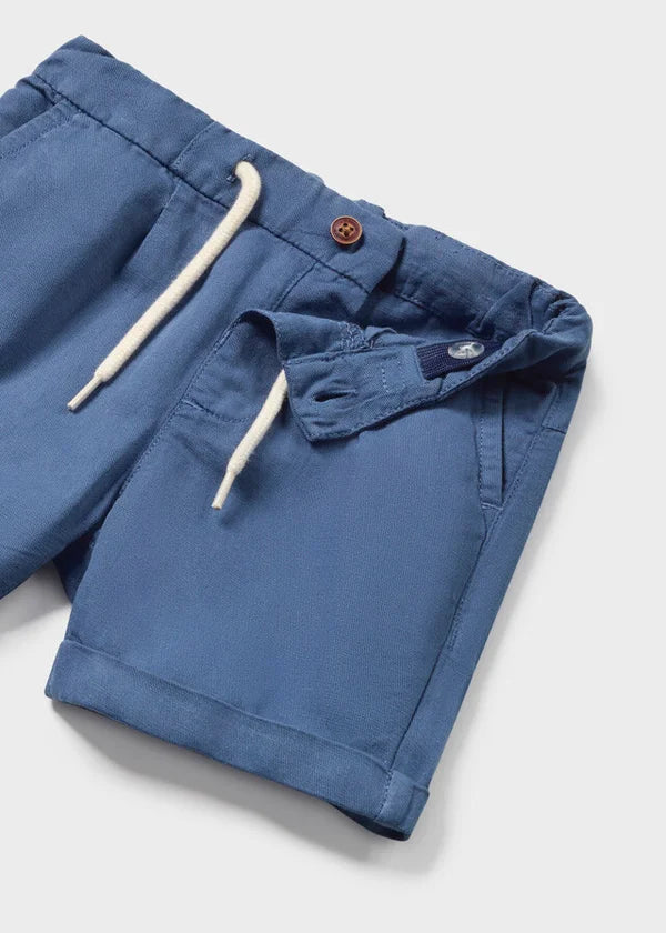 Mayoral Baby Boy Linen Relax Short  1227-10  Indigo**