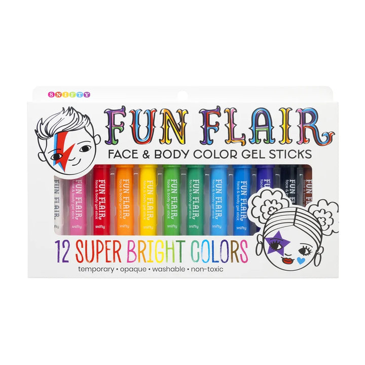 Snifty Fun Flair Face and Body Color Gel Sticks