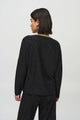 Joseph Ribkoff Sequined Boxy Sweater  244921  Black
