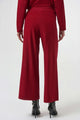 Joseph Ribkoff Sequined Sweater Knit Culotte Pants  244922 Deep Cherry