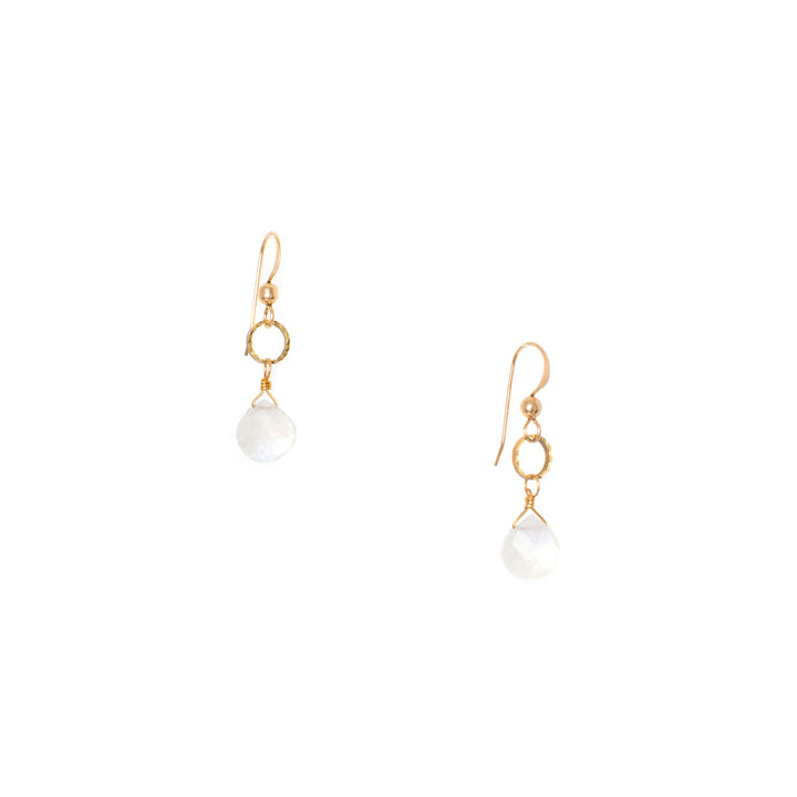 Hailey Gerrits Classic Sidra Moonstone Earring E01MN