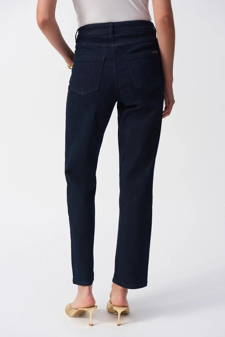 Joseph Ribkoff Classic Slim Fit Stretch Jeans 251966  Dark Denim Blue