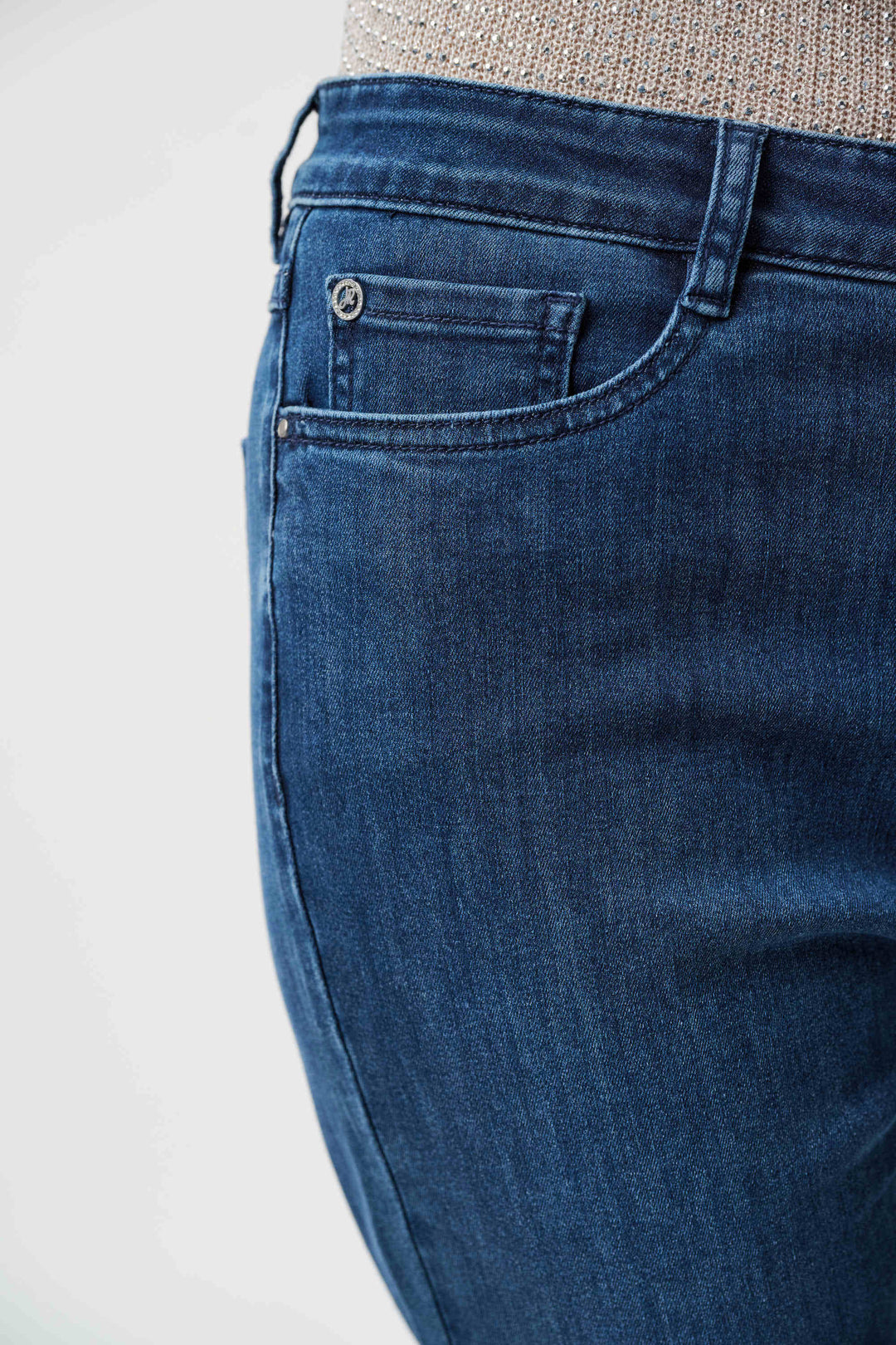 Joseph Ribkoff Gia Classic Slim Fit Jeans 251966  Denim Medium Blue