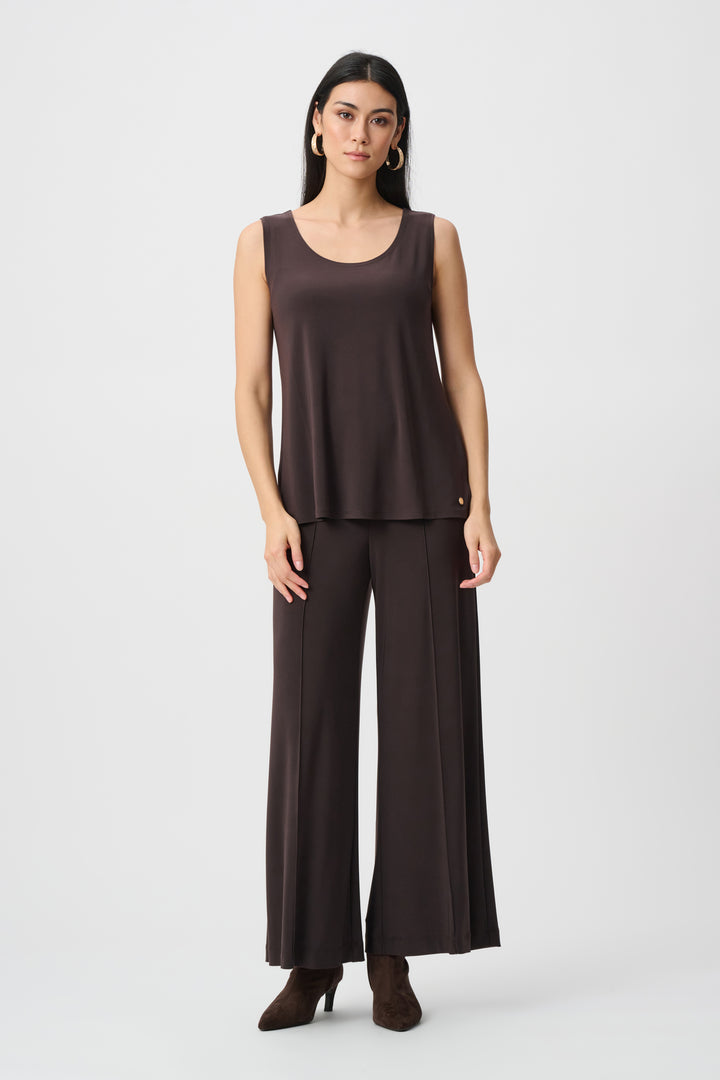 Joseph Ribkoff Silky Knit Scoop Knit Tank Top  251970  Mocha
