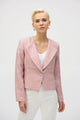 Joseph Ribkoff Boucle Boxy Blazer  252147  Pink/Multi