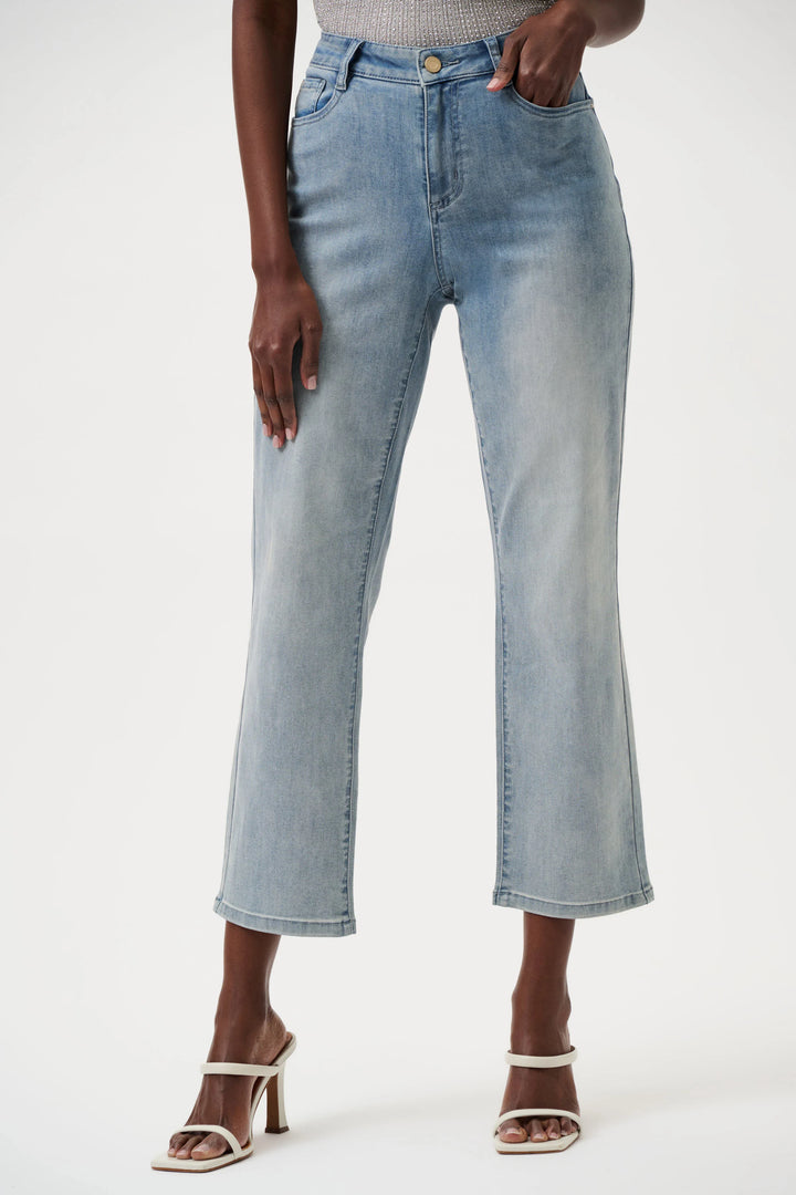 Joseph Ribkoff Margot Straight Leg Jean  252926  Light Blue Denim