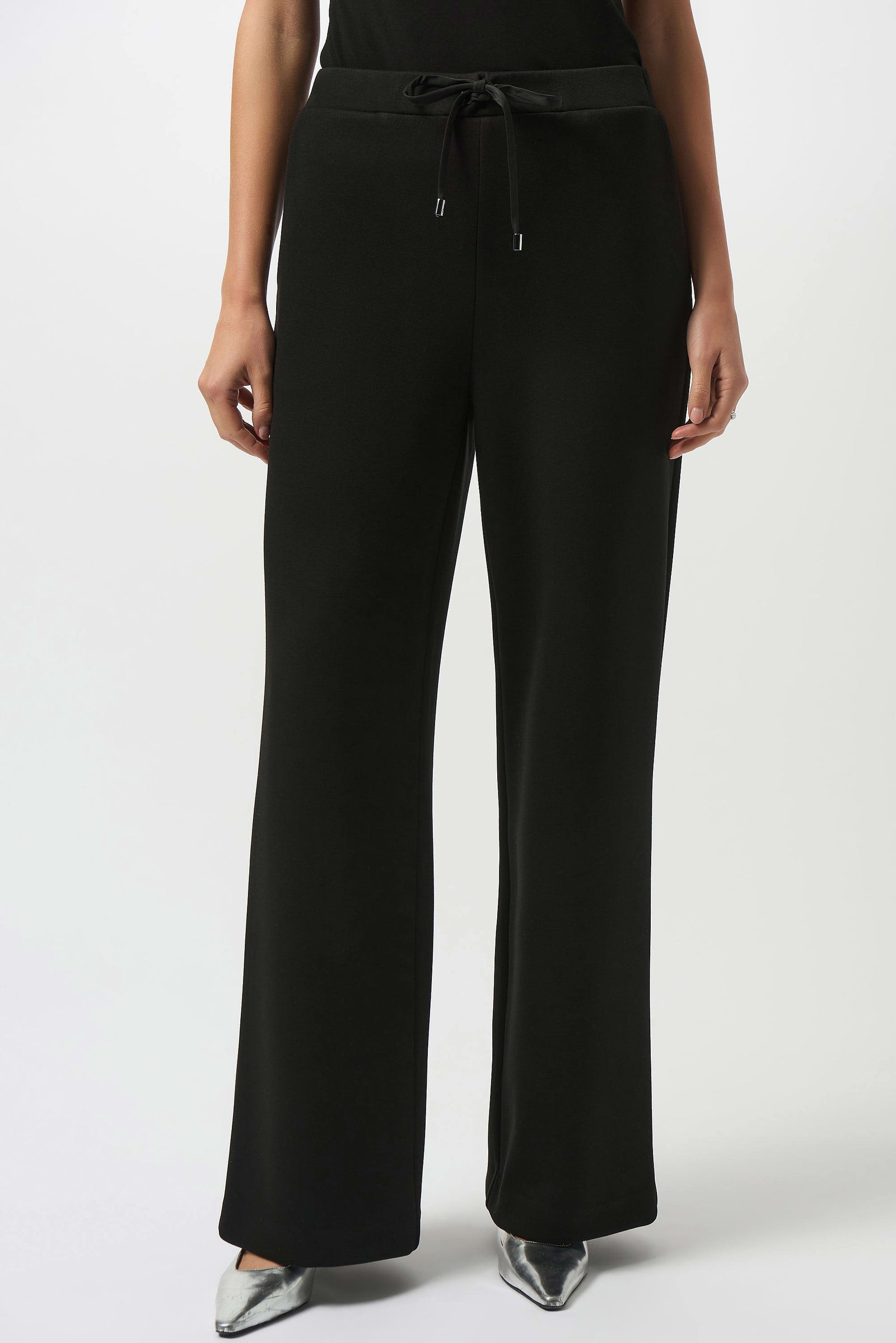 Joseph Ribkoff Scuba Wide Leg Pull-On Pants  253136  Black