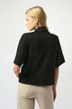 Joseph Ribkoff Scuba Jersey Boxy Jacket  253241  Black