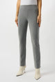 Joseph Ribkoff Straight Leg Pull-On Pants  253295  Grey Melange