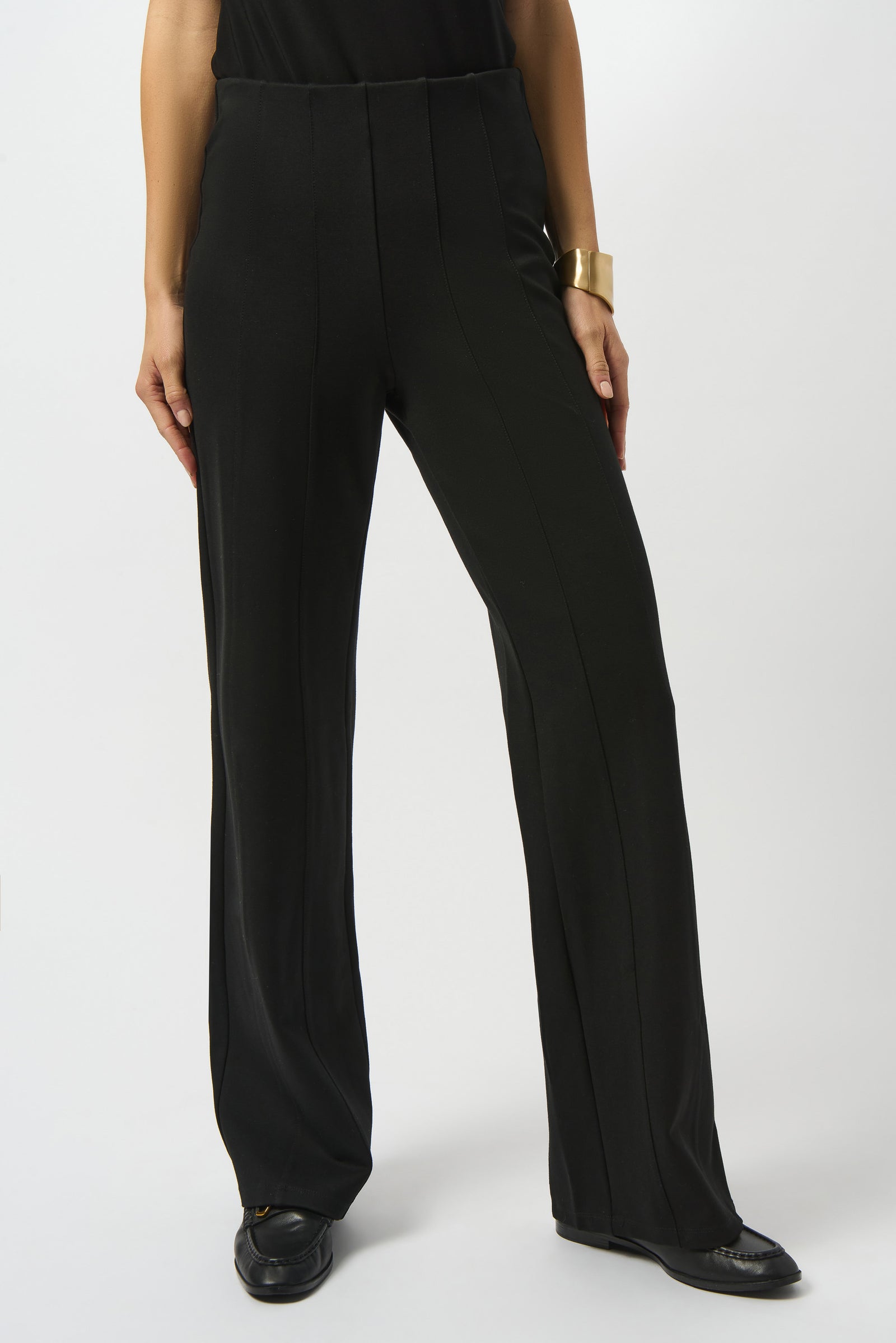 Joseph Ribkoff Heavy Knit Wide Leg Pull-On Pant  253919