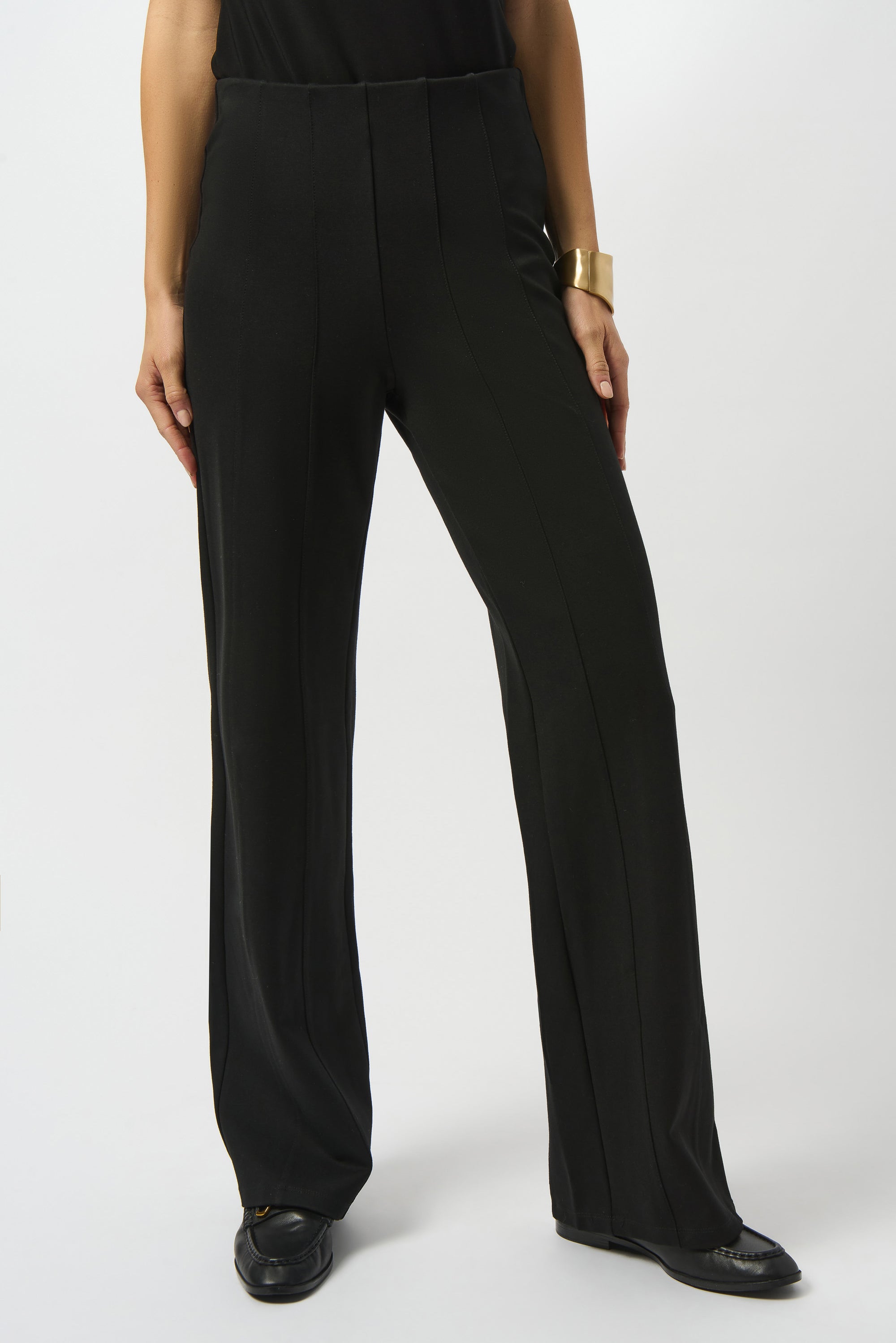 Joseph Ribkoff Heavy Knit Wide Leg Pull-On Pant  253919