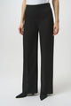 Joseph Ribkoff Heavy Knit Wide Leg Pull-On Pant  254045  Black