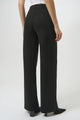 Joseph Ribkoff Heavy Knit Wide Leg Pull-On Pant  254045  Black