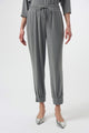Joseph Ribkoff Melange Silky Knit Pull-On Jogger Pants  254079  Grey Melange