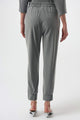 Joseph Ribkoff Melange Silky Knit Pull-On Jogger Pants  254079  Grey Melange