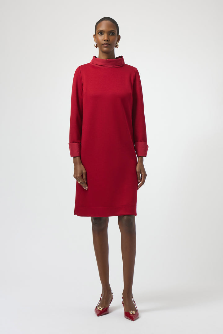 Joseph Ribkoff Trapeze Dress 254149 Deep Cherry