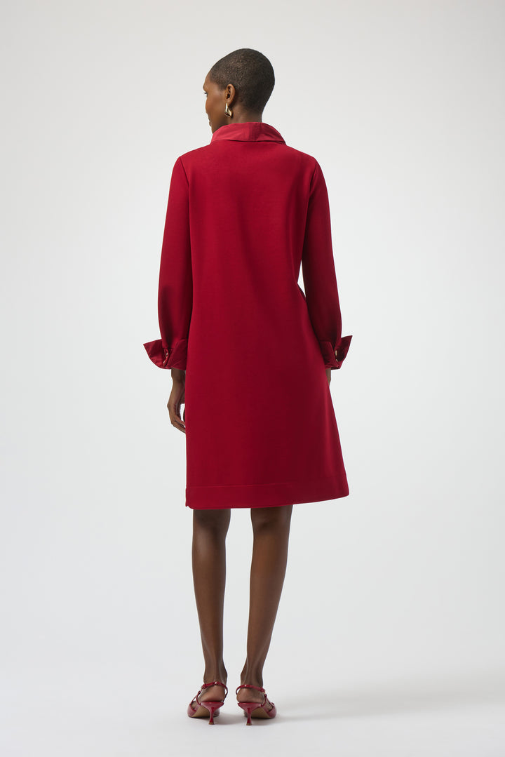 Joseph Ribkoff Trapeze Dress 254149 Deep Cherry
