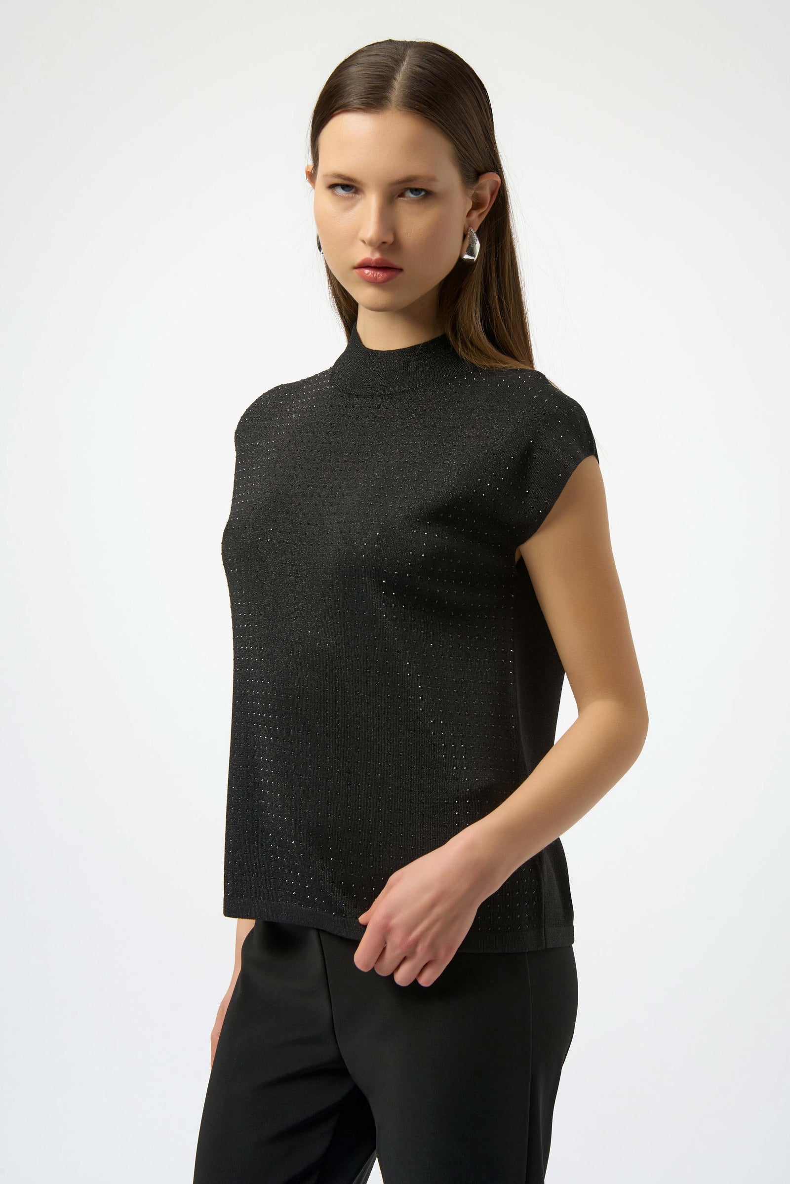 Joseph Ribkoff Sleeveless Pullover 254935 Black
