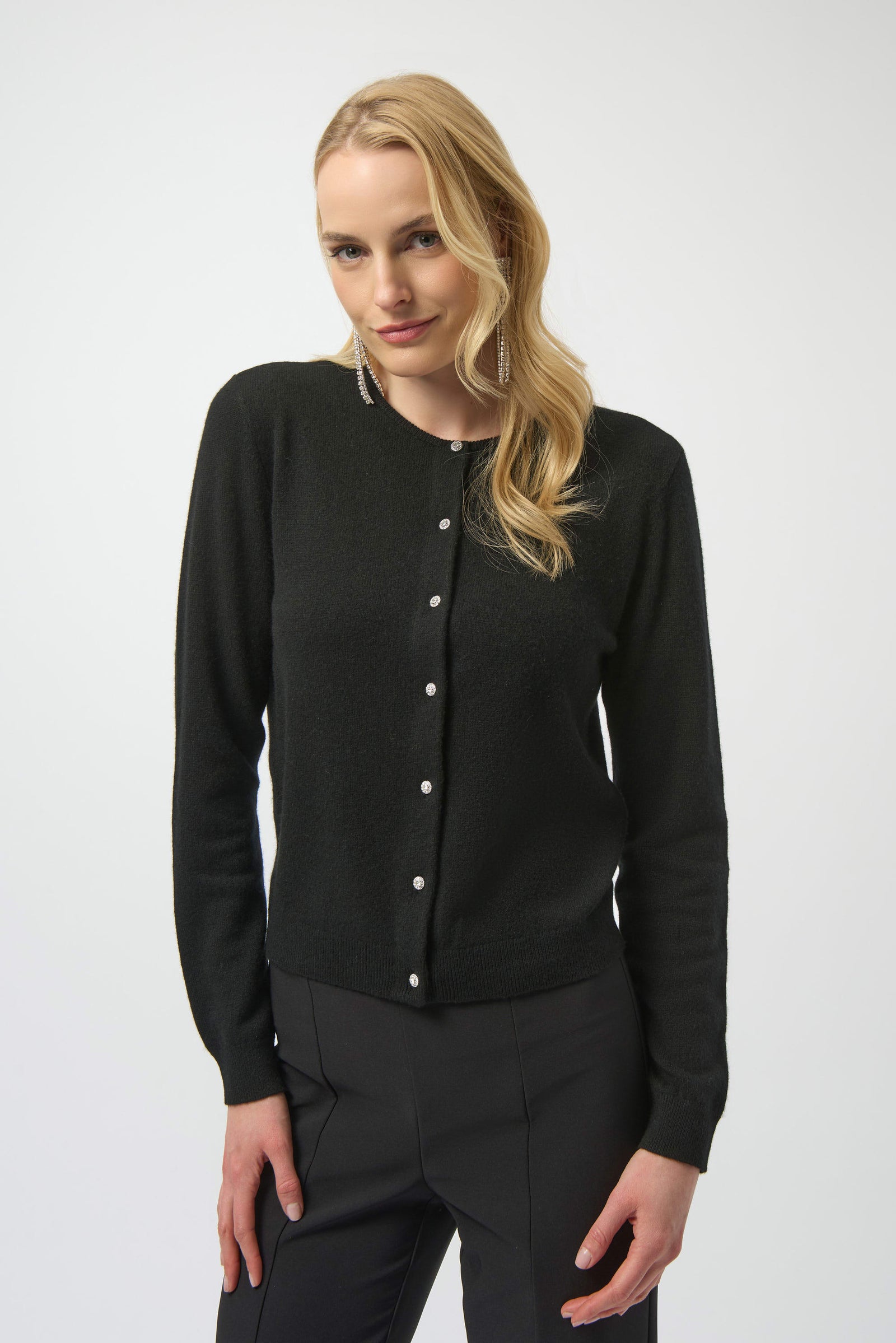 Joseph Ribkoff Cashmere Cardigan  254951  Black