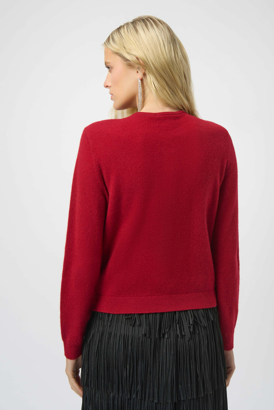 Joseph Ribkoff Cashmere Cardigan  254951  Deep Cherry