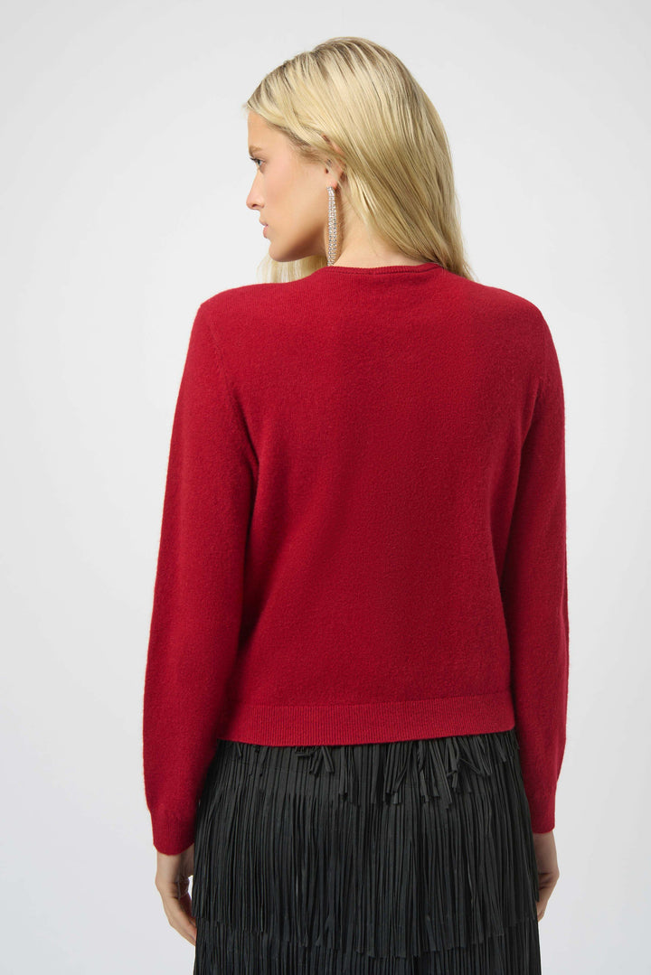 Joseph Ribkoff Cashmere Cardigan  254951  Deep Cherry