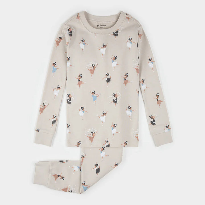 Petit Lem Girls Ballerina Pajama Set 25FRS15Q01K **