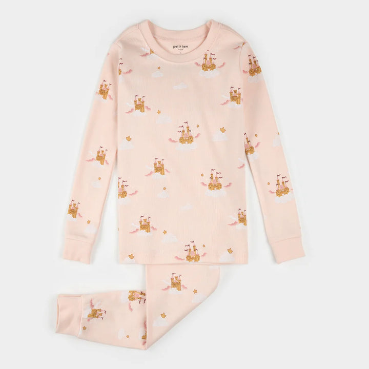 Petit Lem Girls Magic Castle Pajama Set 25FRS15Q02K