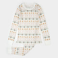 Petit Lem Ladies' 2pc. Pyjama Set  25HRS50R04  Christmas Treats on Fair Isle Print