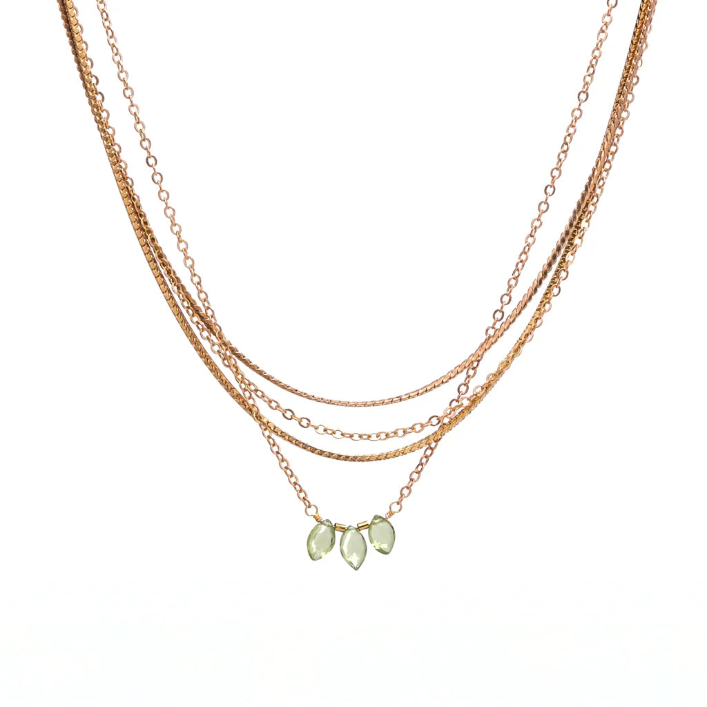 Hailey Gerrits Cora Necklace - Peridot