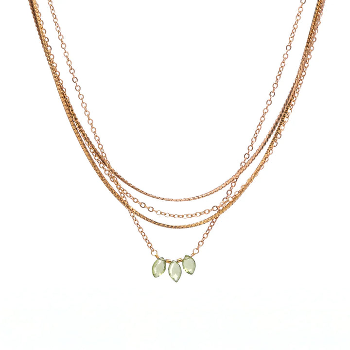 Hailey Gerrits Cora Necklace - Peridot