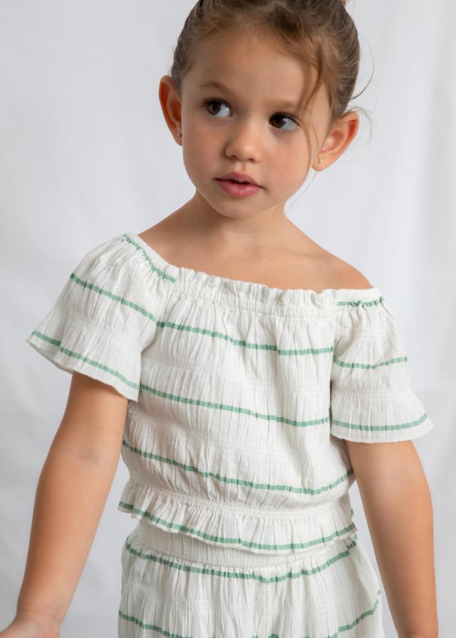 Mayoral Girls Long Pant + Top   3593-58   Crd-Menta **