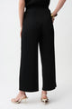 Joseph Ribkoff Pleated Scuba Crepe Wide Leg Pull-On Pants 261100 Black