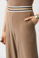 Joseph Ribkoff Silky Knit Wide Leg Pull-On Pants With Stripe Waistband 261165