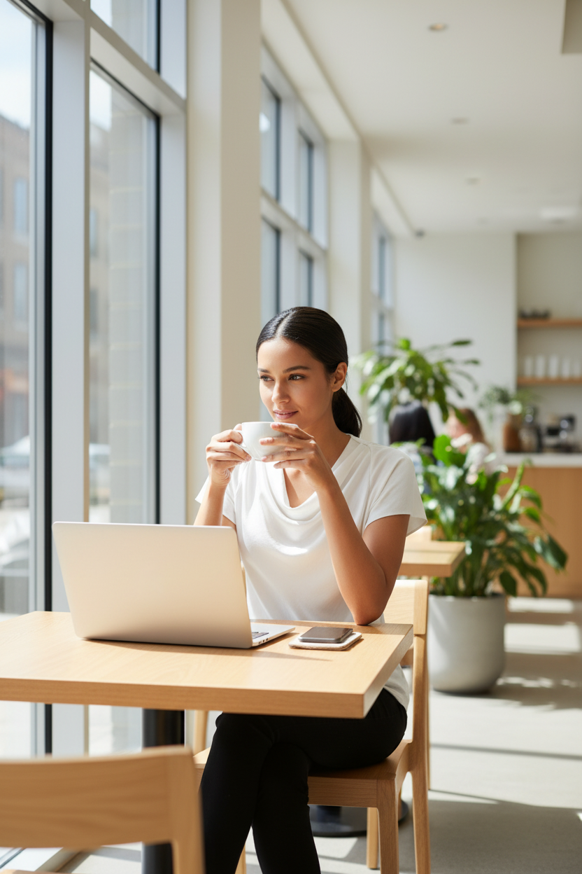 Joseph Ribkoff Satin Top with Cowl Neck  261195   Vanilla