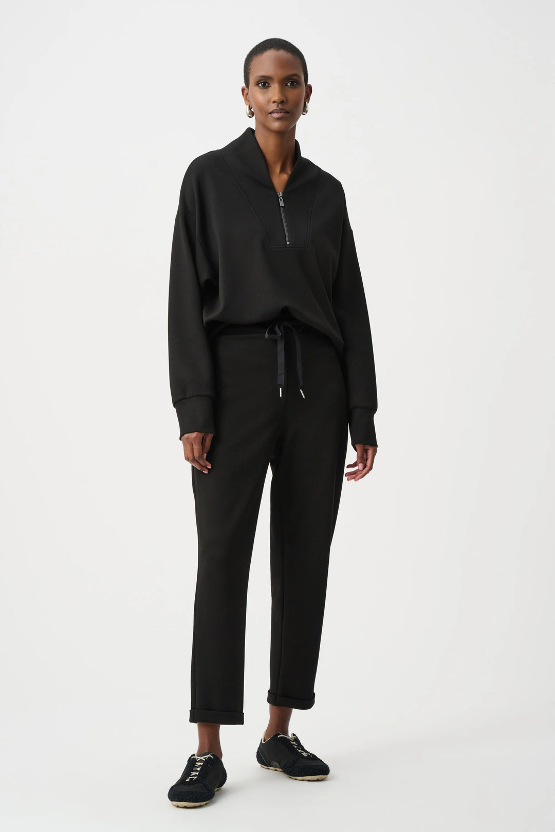 Joseph Ribkoff Scuba Jersey Pull-On Jogger  261606  Black